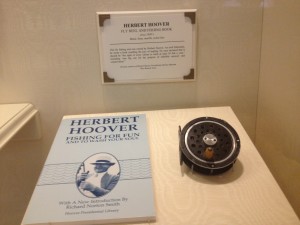 A Medalist 1494 (a 3 1/4" model) that belonged to President Herbert Hoover. The display is from the Hall of Presidents at Disney World in Florida, not a place where I expected to see a classic reel.