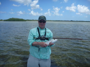 Bonefish caught off Nassau in the Bahamas on an 8'6" Orvis Shooting Star bamboo rod. 