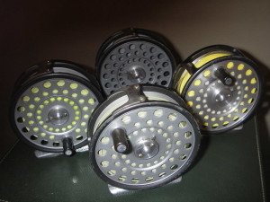 Another very popular Hardy reel, the LRH. It is commonly referred to as the Lightweight, although not all Lightweights are LRH's. The reel comes in only one size, 3 3/16".